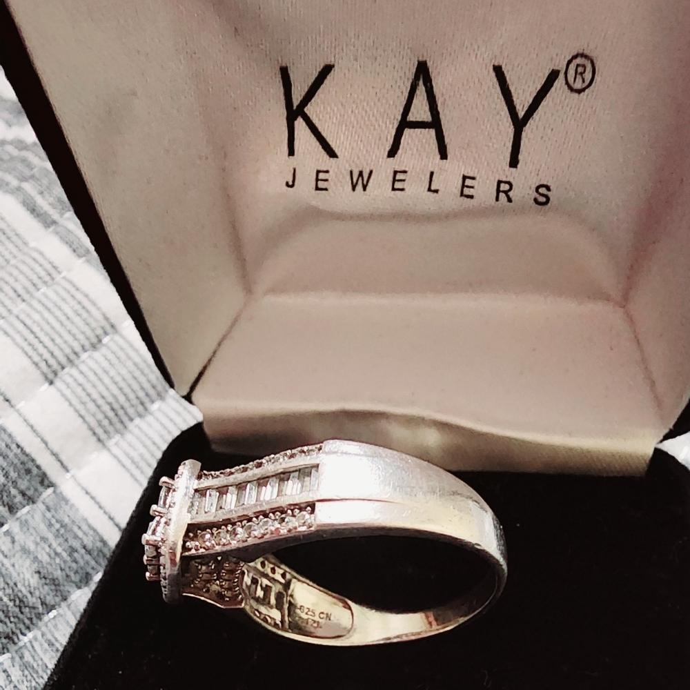 925 Silver Ring Size 9 - image 7